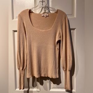 Wayf Ribbed Square Neck Top